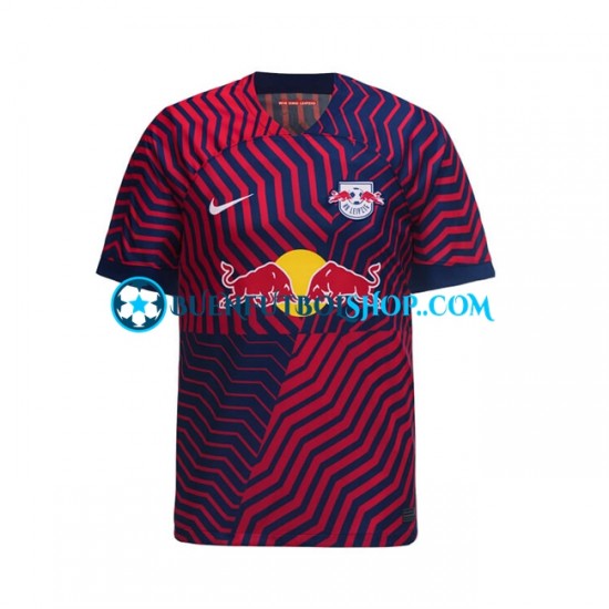 Camiseta de Fútbol RB Leipzig 2023-2024 Segunda Equipación Manga Corta Hombre