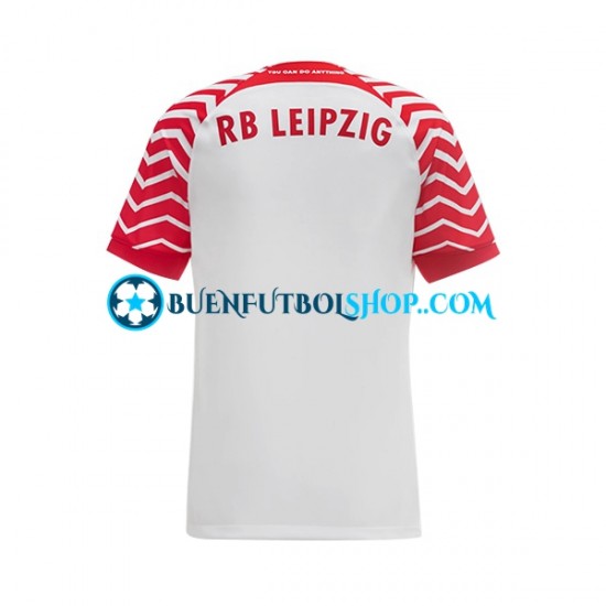 Camiseta de Fútbol RB Leipzig 2023-2024 Primera Equipación Manga Corta Hombre