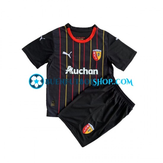 Camiseta de Fútbol RC Lens 2023-2024 Segunda Equipación Manga Corta Niño