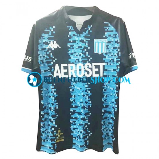 Camiseta de Fútbol Racing Club 2022-2023 Segunda Equipación Manga Corta Hombre