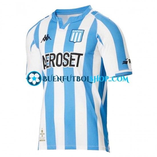 Camiseta de Fútbol Racing Club 2022-2023 Primera Equipación Manga Corta Hombre