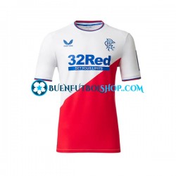 Camiseta de Fútbol Rangers 2022-2023 Segunda Equipación Manga Corta Hombre Camiseta de Fútbol Rangers 2022-2023 Segunda Equipación Manga Corta Hombre