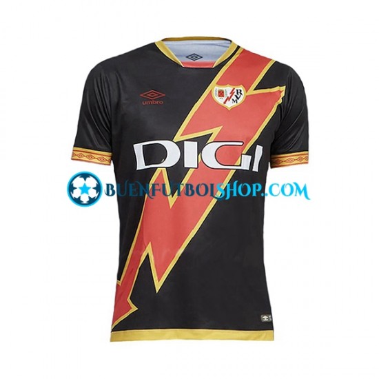 Camiseta de Fútbol Rayo Vallecano 2023-2024 Segunda Equipación Manga Corta Hombre