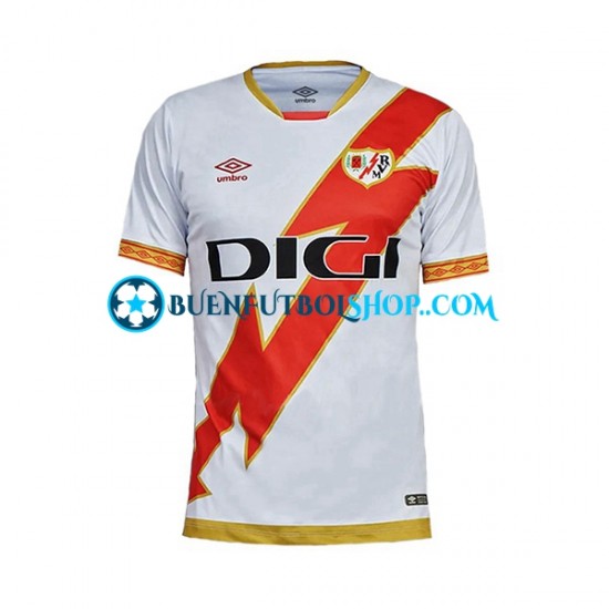 Camiseta de Fútbol Rayo Vallecano 2023-2024 Primera Equipación Manga Corta Hombre