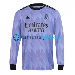 Camiseta de Fútbol Real Madrid 2022-2023 Segunda Equipación Manga Larga Hombre Camiseta de Fútbol Real Madrid 2022-2023 Segunda Equipación Manga Larga Hombre