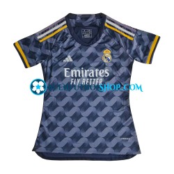 Camiseta de Fútbol Real Madrid 2023-2024 Segunda Equipación Manga Corta Camiseta de Fútbol Real Madrid 2023-2024 Segunda Equipación Manga Corta