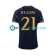 Camiseta de Fútbol Real Madrid Brahim Diaz 21 2023-2024 Segunda Equipación Manga Corta Hombre