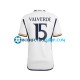 Camiseta de Fútbol Real Madrid Federico Valverde 15 2023-2024 Primera Equipación Manga Corta Hombre