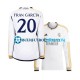 Camiseta de Fútbol Real Madrid Fran Garcia 20 2023-2024 Primera Equipación Manga Larga Hombre