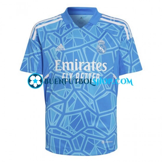 Camiseta de Fútbol Real Madrid Portero 2022-2023 Primera Equipación Manga Corta Hombre