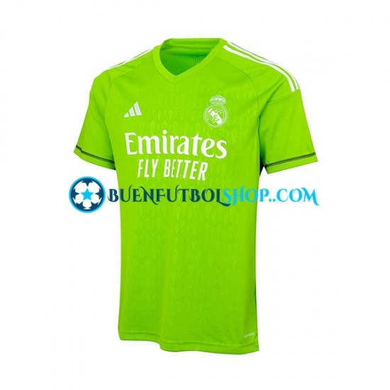 Camiseta de Fútbol Real Madrid Portero 2023-2024 Primera Equipación Manga Corta Hombre