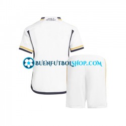 Camiseta de Fútbol Real Madrid 2023-2024 Primera Equipación Manga Corta Niño