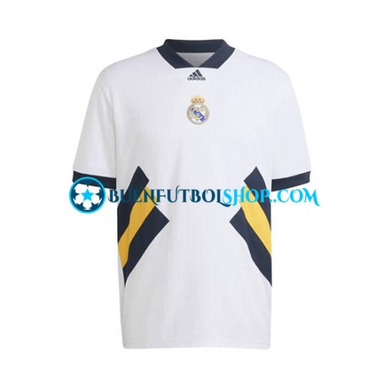 Camiseta de Fútbol Real Madrid Icon Retro 2022-2023 Primera Equipación Manga Corta Hombre