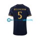 Camiseta de Fútbol Real Madrid Jude Bellingham 5 2023-2024 Segunda Equipación Manga Corta Hombre