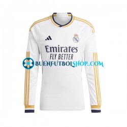 Camiseta de Fútbol Real Madrid Jude Bellingham 5 2023-2024 Primera Equipación Manga Larga Niño