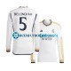 Camiseta de Fútbol Real Madrid Jude Bellingham 5 2023-2024 Primera Equipación Manga Larga Hombre