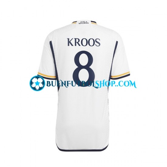 Camiseta de Fútbol Real Madrid Kroos 8 2023-2024 Primera Equipación Manga Corta Hombre