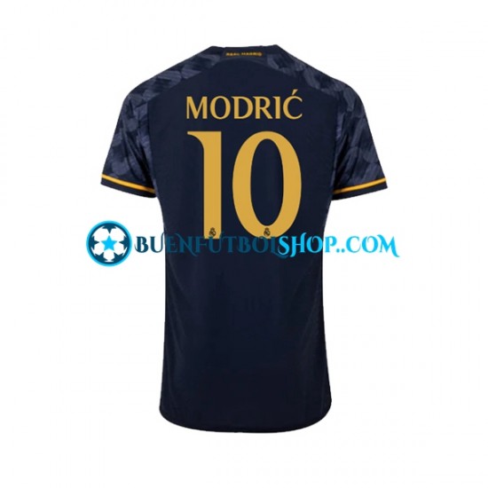 Camiseta de Fútbol Real Madrid Luka Modric 10 2023-2024 Segunda Equipación Manga Corta Hombre