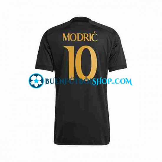 Camiseta de Fútbol Real Madrid Luka Modric 10 2023-2024 Tercera Equipación Manga Corta Hombre