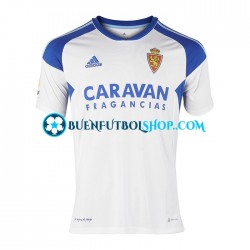 Camiseta de Fútbol Real Zaragoza 2022-2023 Primera Equipación Manga Corta Hombre