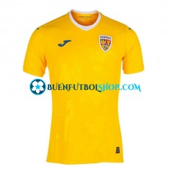 Camiseta de Fútbol Rumania 2021 Primera Equipación Manga Corta Hombre