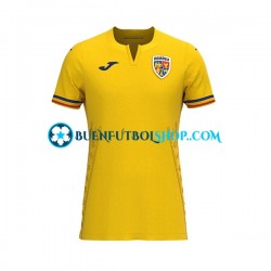 Camiseta de Fútbol Rumania 2023 Primera Equipación Manga Corta Hombre
