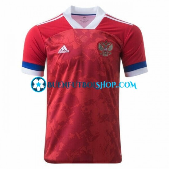 Camiseta de Fútbol Rusia 2020-2021 Primera Equipación Manga Corta Hombre