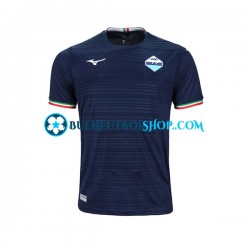 Camiseta de Fútbol SS Lazio 2023-2024 Segunda Equipación Manga Corta Hombre