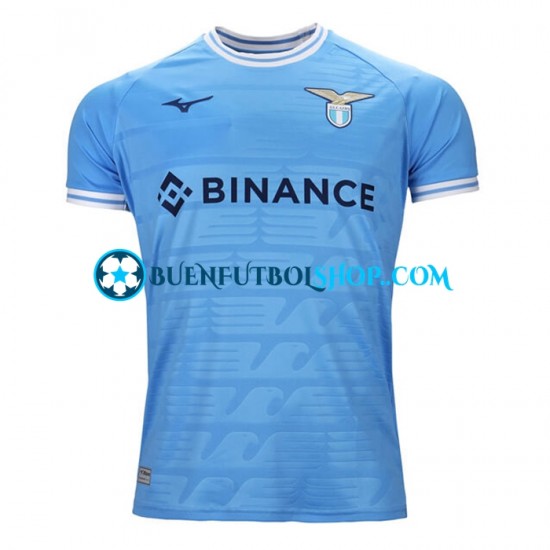 Camiseta de Fútbol SS Lazio 2022-2023 Primera Equipación Manga Corta Hombre