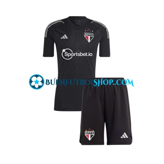 Camiseta de Fútbol Sao Paulo Portero FC 2023-2024 Primera Equipación Manga Corta Niño