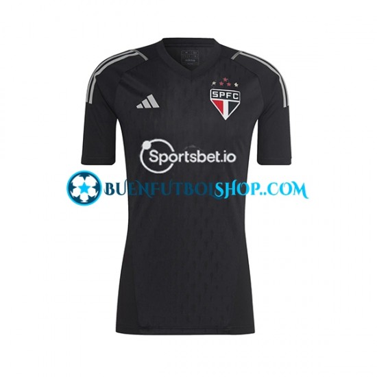 Camiseta de Fútbol Sao Paulo Portero FC 2023-2024 Primera Equipación Manga Corta Hombre