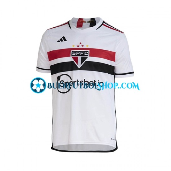 Camiseta de Fútbol Sao Paulo FC 2023 Primera Equipación Manga Corta Hombre