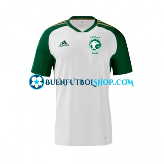 Camiseta de Fútbol Arabia Saudita 2023 Segunda Equipación Manga Corta Hombre