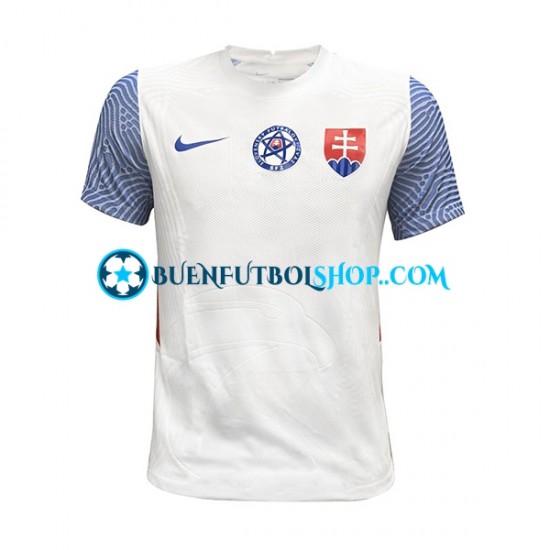 Camiseta de Fútbol Eslovaquia 2022-2023 Segunda Equipación Manga Corta Hombre