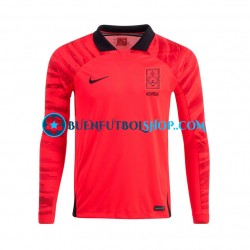 Camiseta de Fútbol Corea Del Sur World Cup 2022 Primera Equipación Manga Larga Hombre