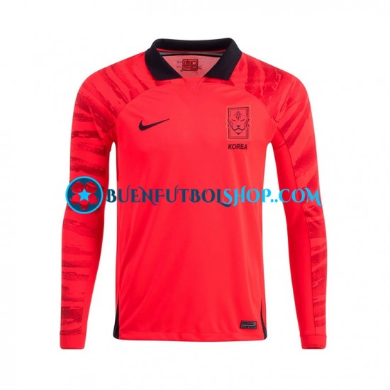 Camiseta de Fútbol Corea Del Sur World Cup 2022 Primera Equipación Manga Larga Hombre