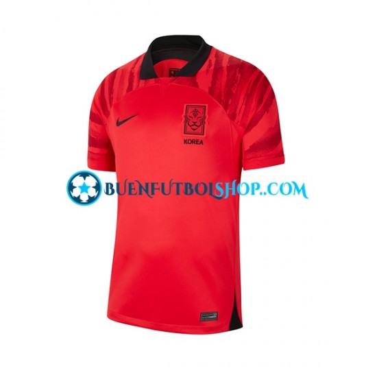 Camiseta de Fútbol Corea Del Sur World Cup 2022 Primera Equipación Manga Corta Hombre