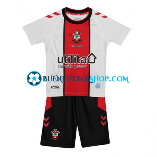 Camiseta de Fútbol Southampton 2022-2023 Primera Equipación Manga Corta Niño