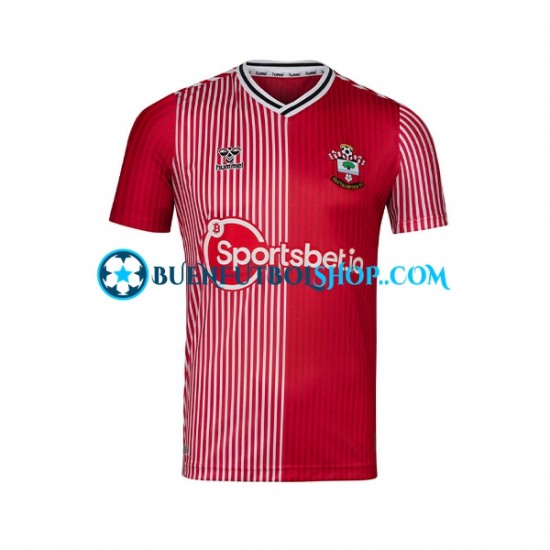 Camiseta de Fútbol Southampton 2023-2024 Primera Equipación Manga Corta Hombre