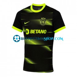 Camiseta de Fútbol Sporting CP 2022-2023 Segunda Equipación Manga Corta Hombre