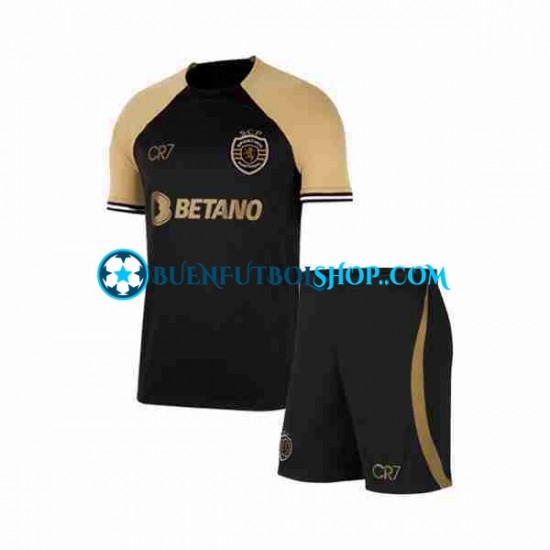 Camiseta de Fútbol Sporting CP 2023-2024 Tercera Equipación Manga Corta Niño