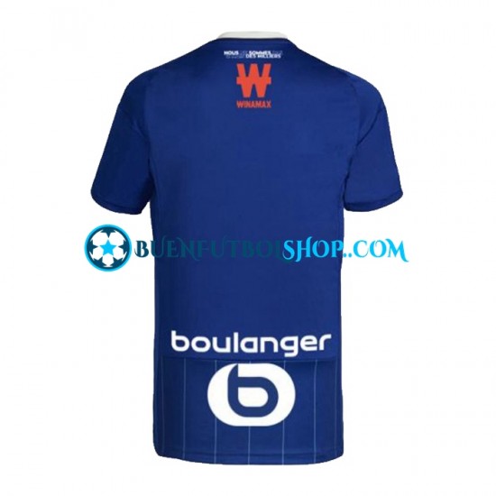 Camiseta de Fútbol Strasbourg 2022-2023 Primera Equipación Manga Corta Hombre