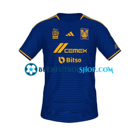 Camiseta de Fútbol Tigres UANL 2023-2024 Segunda Equipación Manga Corta Hombre