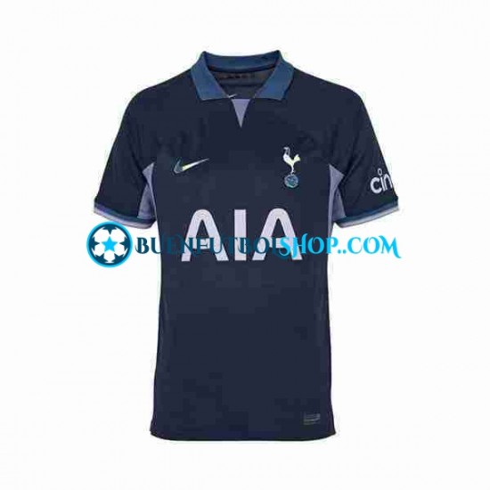 Camiseta de Fútbol Tottenham Hotspur 2023-2024 Segunda Equipación Manga Corta Hombre