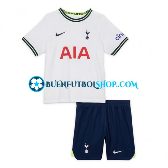 Camiseta de Fútbol Tottenham Hotspur 2022-2023 Primera Equipación Manga Corta Niño