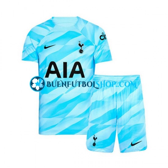 Camiseta de Fútbol Tottenham Hotspur Portero 2023-2024 Primera Equipación Manga Corta Niño