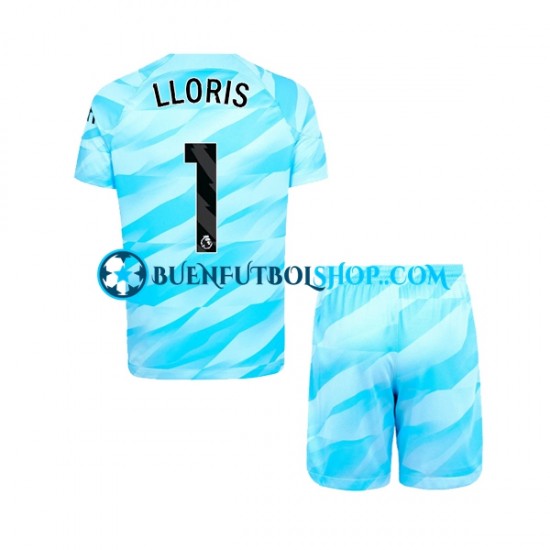 Camiseta de Fútbol Tottenham Hotspur Portero Hugo Lloris 1 2023-2024 Primera Equipación Manga Corta Niño