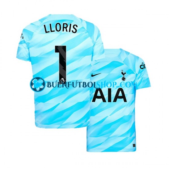 Camiseta de Fútbol Tottenham Hotspur Portero Hugo Lloris 1 2023-2024 Primera Equipación Manga Corta Hombre