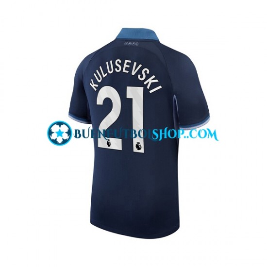 Camiseta de Fútbol Tottenham Hotspur Kulusevski 21 2023-2024 Segunda Equipación Manga Corta Hombre