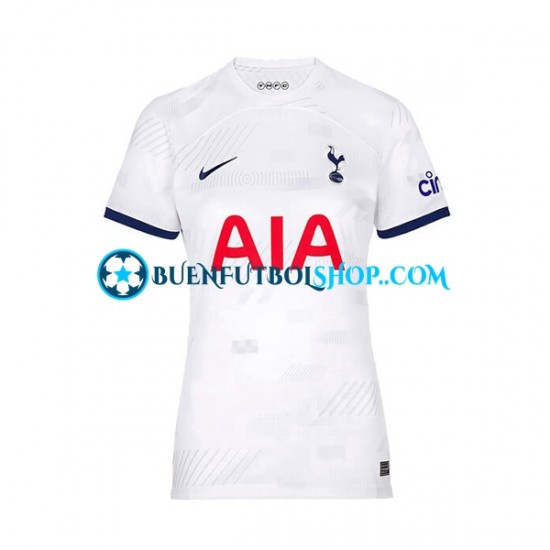 Camiseta de Fútbol Tottenham Hotspur 2023-2024 Primera Equipación Manga Corta para Mujer